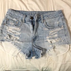 Light Blue Jean Shorts